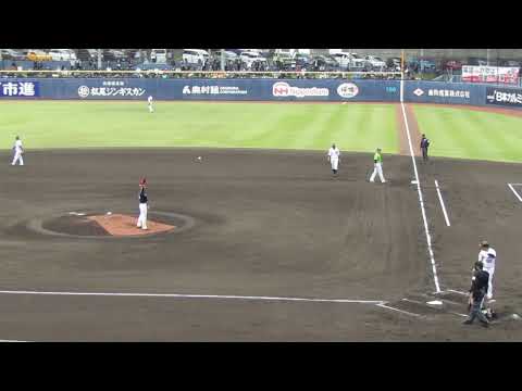 【トライアウト】ソフトバンク中道佑哉 対 スワローズ松井聖〜空振り三振＜2023年11月15日プロ野球 合同トライアウト＞