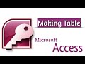 How To Create a Table in Microsoft Access