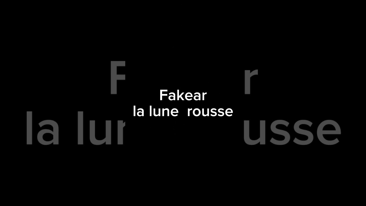 Fakear - la lune rousse
