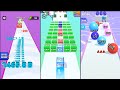 Jelly Run 2048 vs Ball Run 2048 vs Number Run Race 3 in one Gameplay | Run &amp; Merge #2