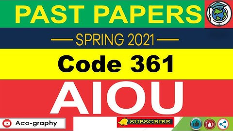 AIOU Paper Code 361 Spring 2021 || Persian || AIOU Old Papers || AIOU Past Papers || Solved