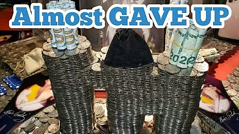 ALMOST GAVE UP ... Inside The High Limit Coin Pusher Jackpot WON MONEY ASMR