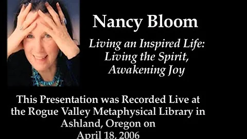 Nancy Bloom: Living an Inspired Life