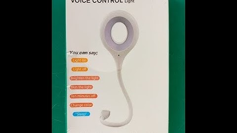 USB Smart Voice Control Light