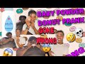 BABY POWDER DONUT PRANK GONE WRONG/VLOG🤣💀😨