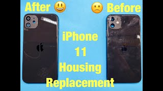 iPhone 11 back glass + housing replacement: DIY repair