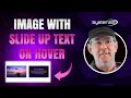 Divi Image With Slide Up Text On Hover 👈👈👍