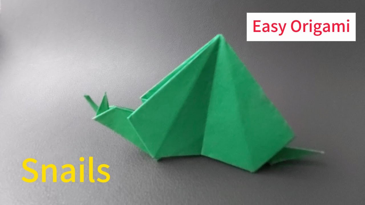 Snail - Easy Origami // Escargot - Origami Facile // 折纸 - 蜗牛