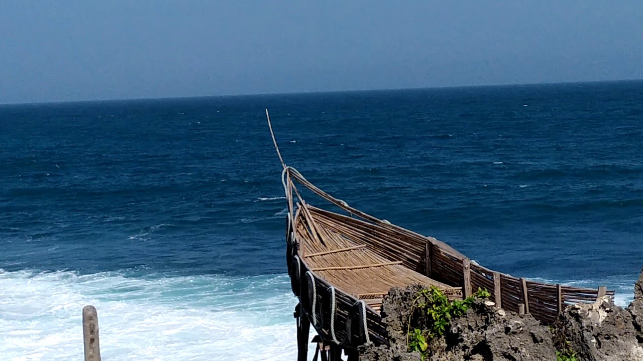 Suara Alam 3 Ombak di Bibir pantai  kukup YouTube