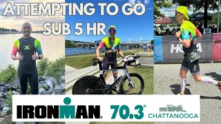 Ironman Chattanooga 70.3 on only 8 Weeks of Training! 4k