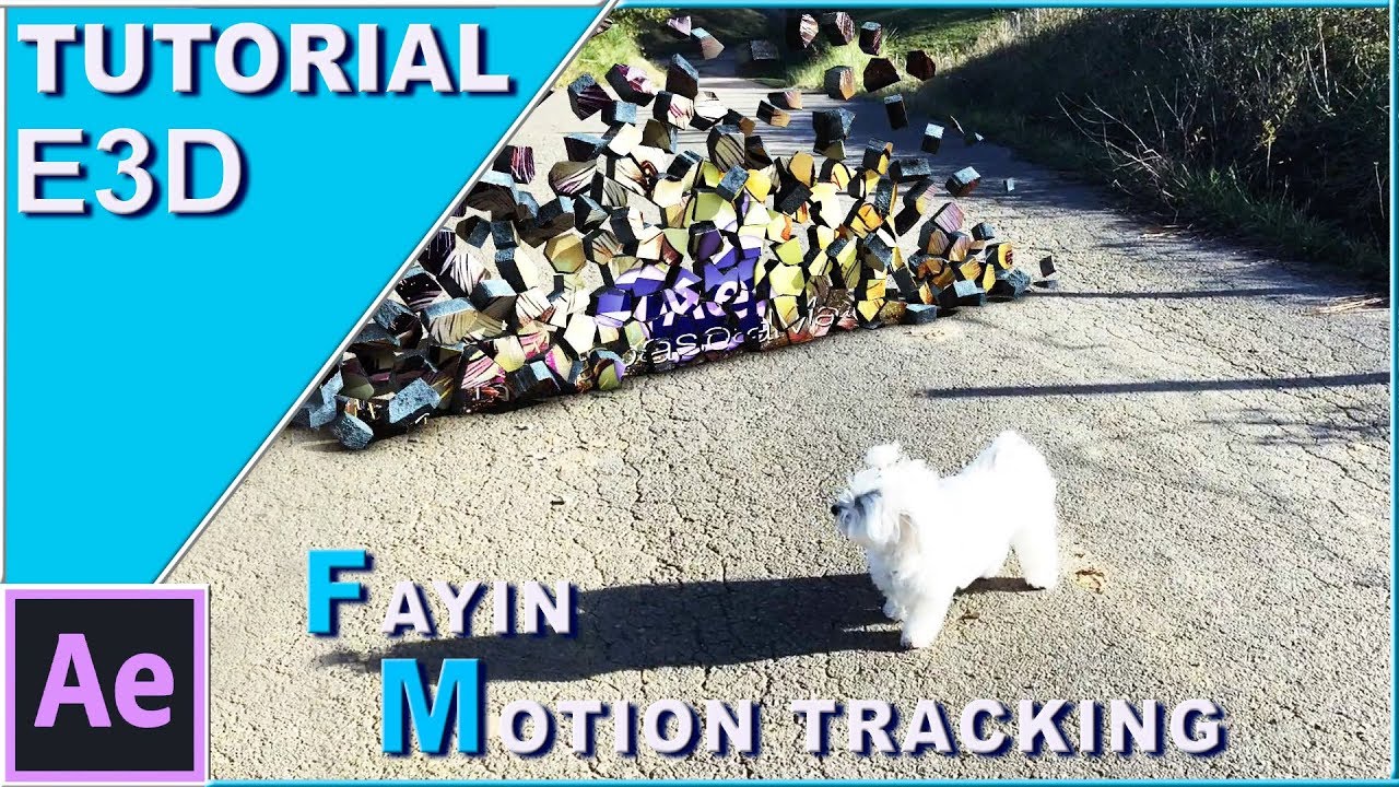 After Effects Motion Tracking tutorial FayIN con Element 3D y escena ...