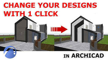 How to save and change design combinations in Archicad Tutorial