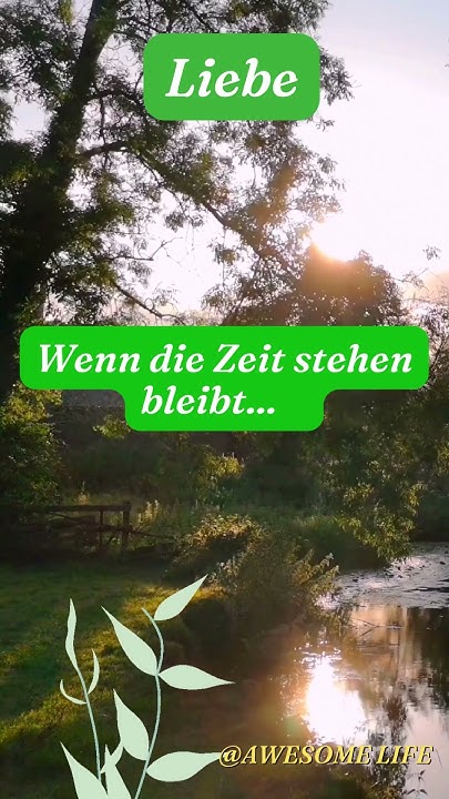 Liebeszitat / Wenn die Zeit stehen bleibt... YouTube