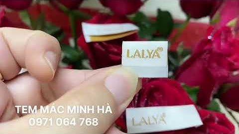 Mác dệt cao mật độ, mác dệt cắt sóng xưởng sản xuất tem mác quần áo GIÁ RẺ tại Hà Nội- IN MINH HÀ