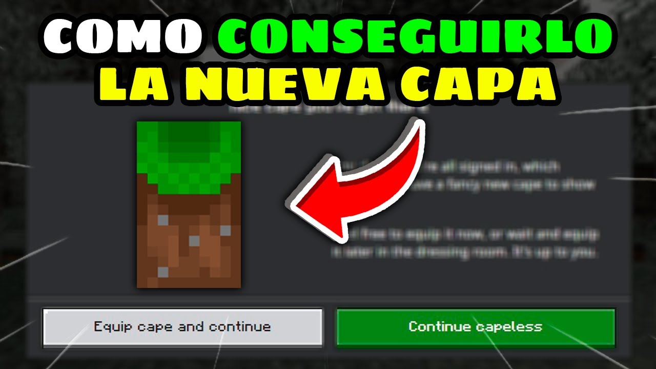 La nueva capa filtrada de Minecraft Bedrock será gratis - YouTube