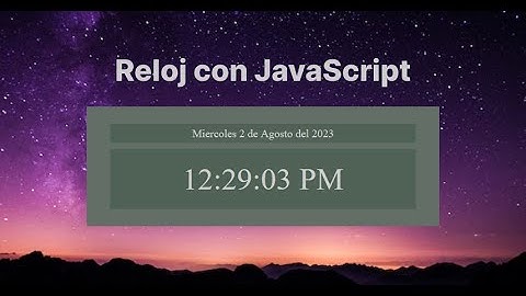 Como hacer un reloj con formato de 12 horas utilizando HTML, CSS y JavaScript