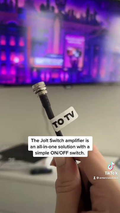 Watch more channels with better picture using our Jolt Switch Amplifier!!