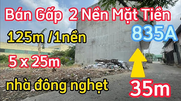 🔴 Bán Gấp 2 Nền Đất Thổ Mặt Tiền Nhà Đông Nghẹt / đất cần giuộc giá rẽ / @baonhadatcangiuoc