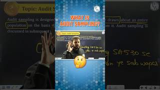 What is Audit Sampling ?? #PW #Shorts #AuditSampling