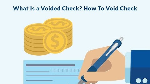 What is a Void Check | How To Void A Check