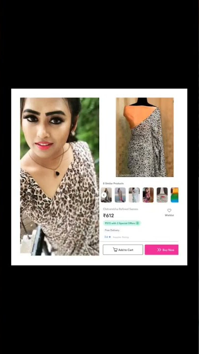 Farina azad🥰🥰|Vijay tv|Bharathi kannamma| Venba😍😍|Meesho |Saree collections@videos#Shorts