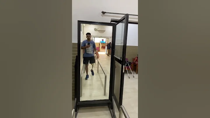 Above knee Amputee || Walking for the first time after getting prosthesis❤️ || Being Positive