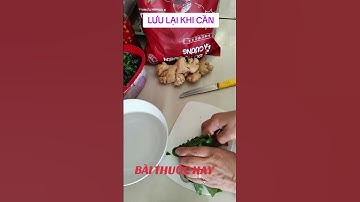 Bài thuốc đau nhức xương khớp với lá lốt, gừng và nghệ | Lương y Triệu Thị Thanh