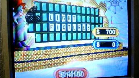 Wheel of Fortune 2nd Edition Playstation Run Game 23 Part 3