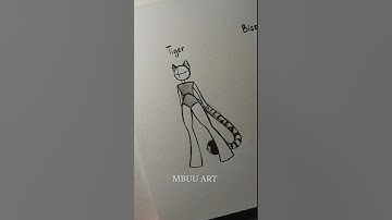 How to draw stickman animal body easy Tutorial✏️ #drawing #tutorial #howtodraw #sketch #art