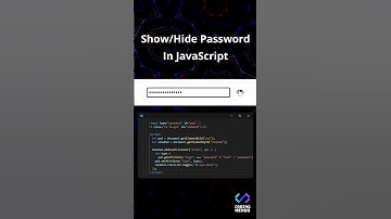 Show/Hide Password in JavaScript #shorts  #code #javascript #tutorial #coding