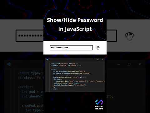 Show/Hide Password in