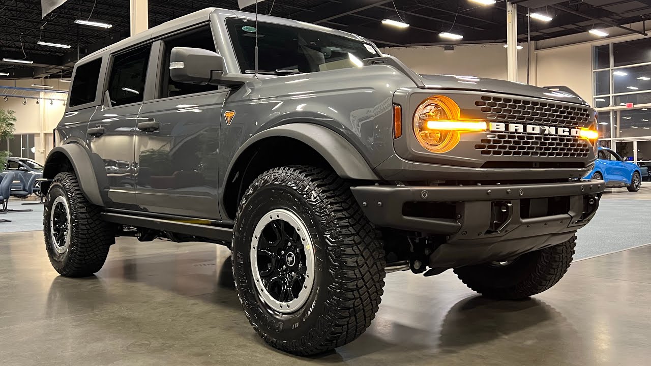 Coolest Color on Bronco BadLands? Muted video walk around. YouTube