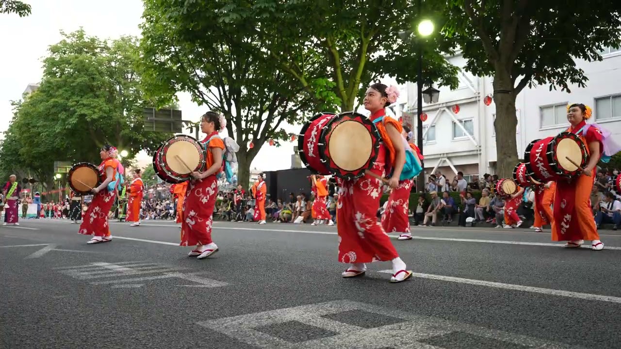 2025ミスさんさ・さんさ太鼓連 📍盛岡さんさ踊り (パレード) 2025-08