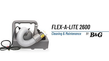 B&G Flex-a-Lite 2600 Fogger - Cleaning & Maintenance