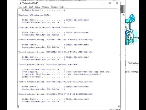 Python Shell client