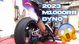 Our 2023 BMW M1000RR Makes Over 200WHP On The Dyno!!