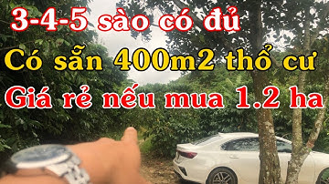 Bán đất vườn 5 sào có 400m2 thổ cư tại Bảo Lâm, Lâm Đồng + 2 thửa 7 sào, giá rẻ hơn nếu mua hết