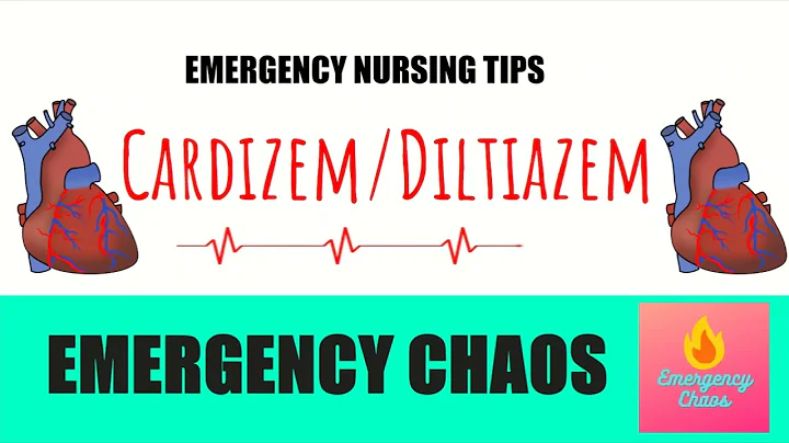 Emergency Nursing Tips for New grad ER Nurses⚡CARDIZEM⚡ What to know before your first day in the ER