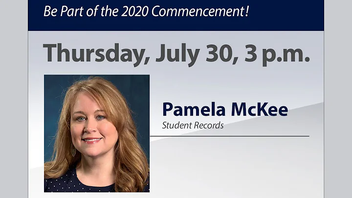 Facebook Live - Pamela McKee talks Virtual Graduat...