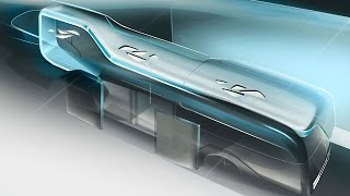 Mercedes Benz Future Bus Concept - Exterior Design