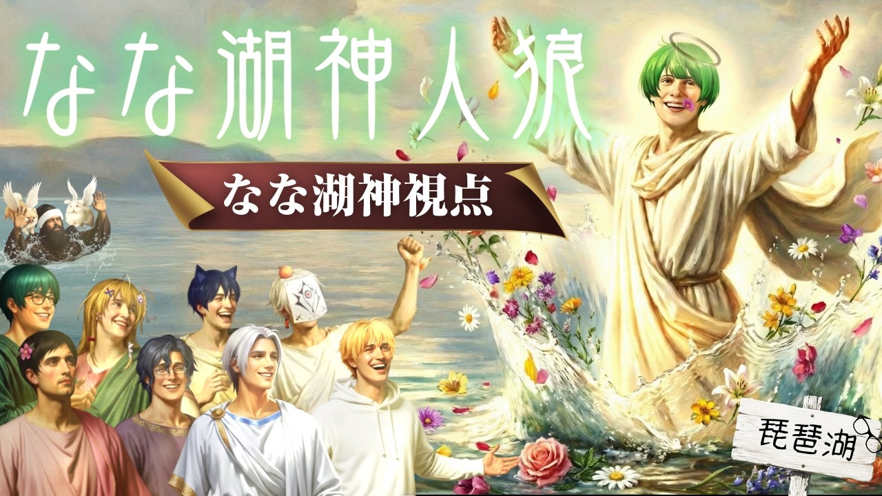 【神人狼】俺が神になって全責任をもつ人狼【なな湖視点】