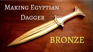 Casting an Egyptian bronze age dagger