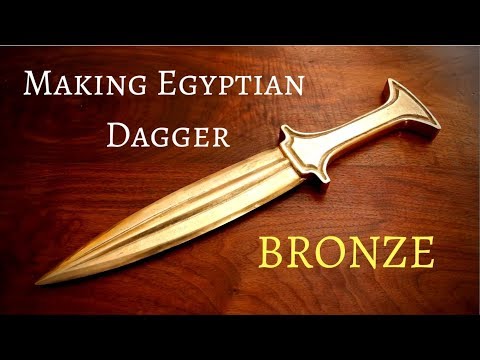 Casting an Egyptian bronze age dagger