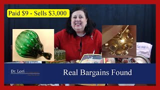 Real Bargains Found in Goodwill Bluebox, Jewelry Jar, Thrift Shop | Glass, Silver, Plates  Dr. Lori