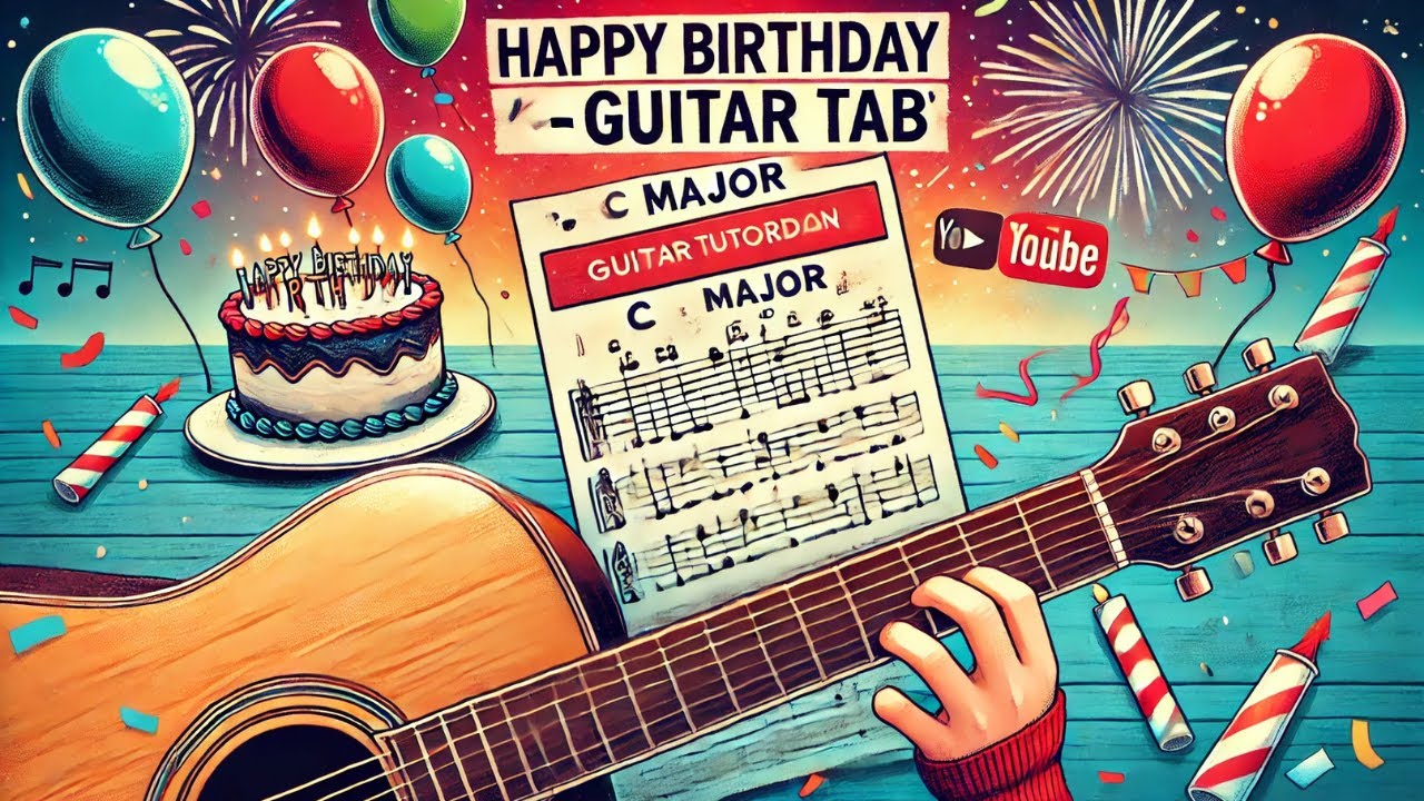 Happy birthday guitar 2024 tabs 3 strings