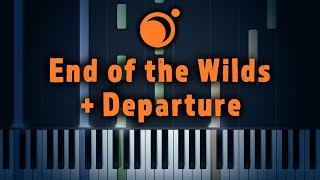 End of the Wilds + Departure - Outer Wilds Echoes of the Eye - Piano Visualization