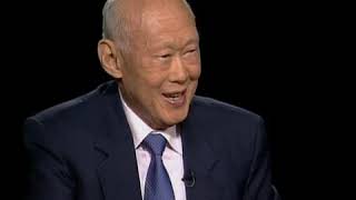 Lee Kuan Yew  Charlie Rose Interview (24th Sep 2004)
