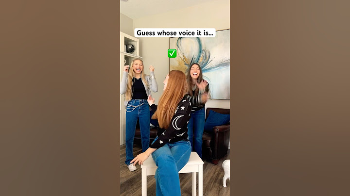 GUESS WHO’S VOICE… 👀🤔🤣 | Triple Charm #Shorts