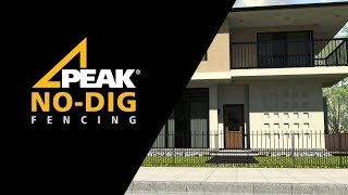 Peak No Dig Fencing Installation