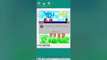 MS Paint Error Message (RIP yocat)